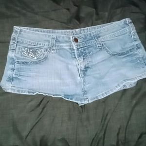 Short with embellishments